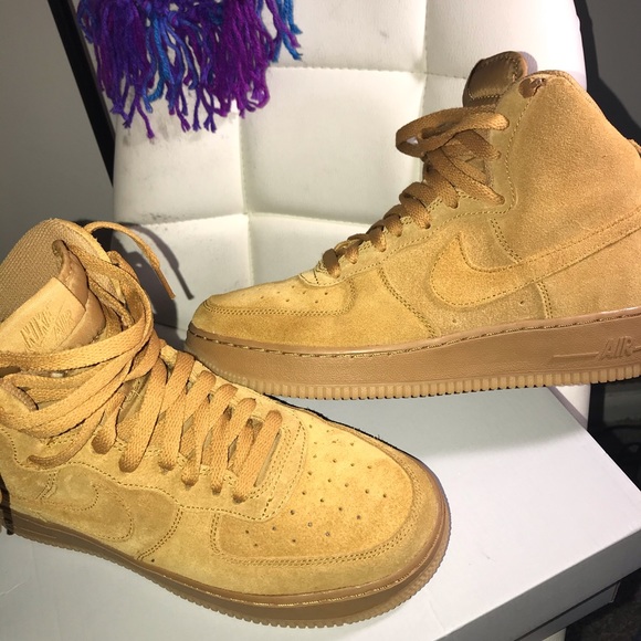 high top wheat air force 1’s - Picture 1 of 3